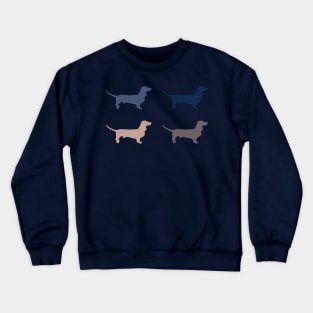 Elegant Wood Dachshund Crewneck Sweatshirt